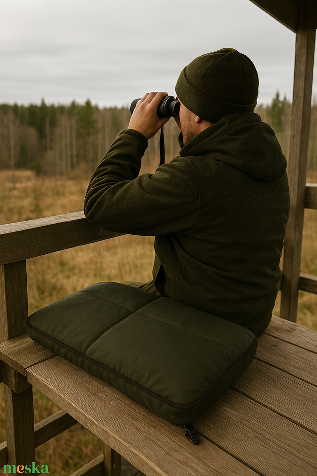 vadász vízálló steppelt lespárna 35 x 60 - játék & sport - sport és kikapcsolódás - vadászat - Meska.hu