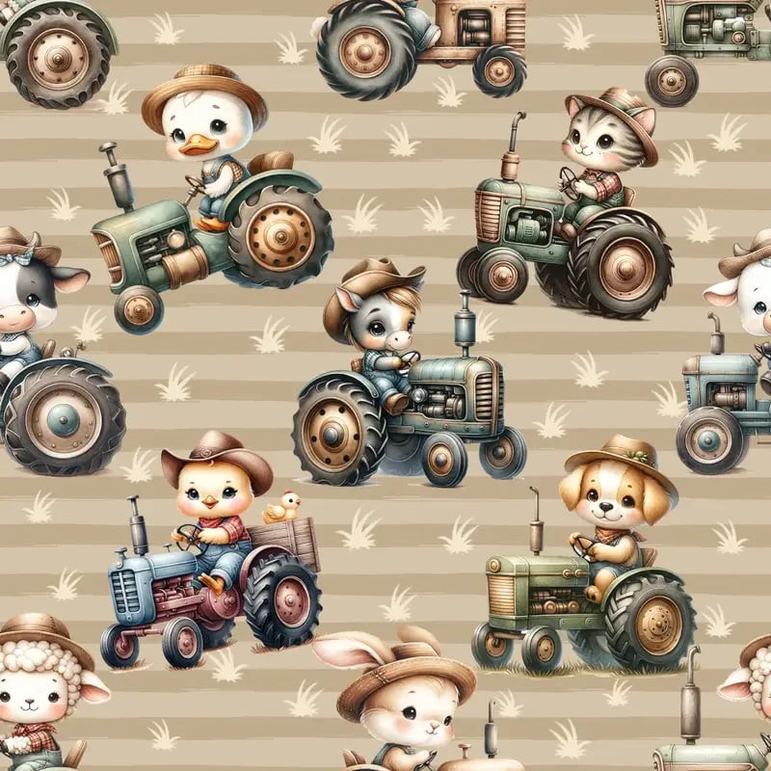 Traktoros Dupla Gyerektakaró szett  - játék & sport - ovis felszerelés - ovis ágynemű - Meska.hu