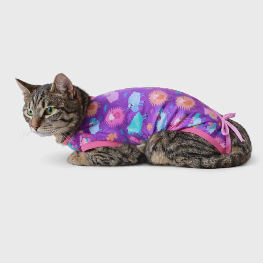 Macska műtét utáni ruha ivartalanítás után � kényelmes gyógyruha gallér helyett - otthon & életmód - kisállatoknak - macska ruha - Meska.hu