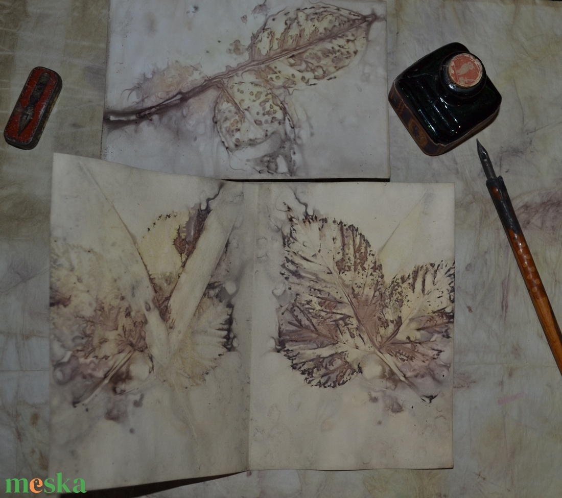 Eco print technikával készült boríték + levelezőlap - otthon & lakás - papír írószer - képeslap & levélpapír - Meska.hu Eco print technikával készült boríték + levelezőlap - otthon & lakás - papír írószer - képeslap & levélpapír - Meska.hu