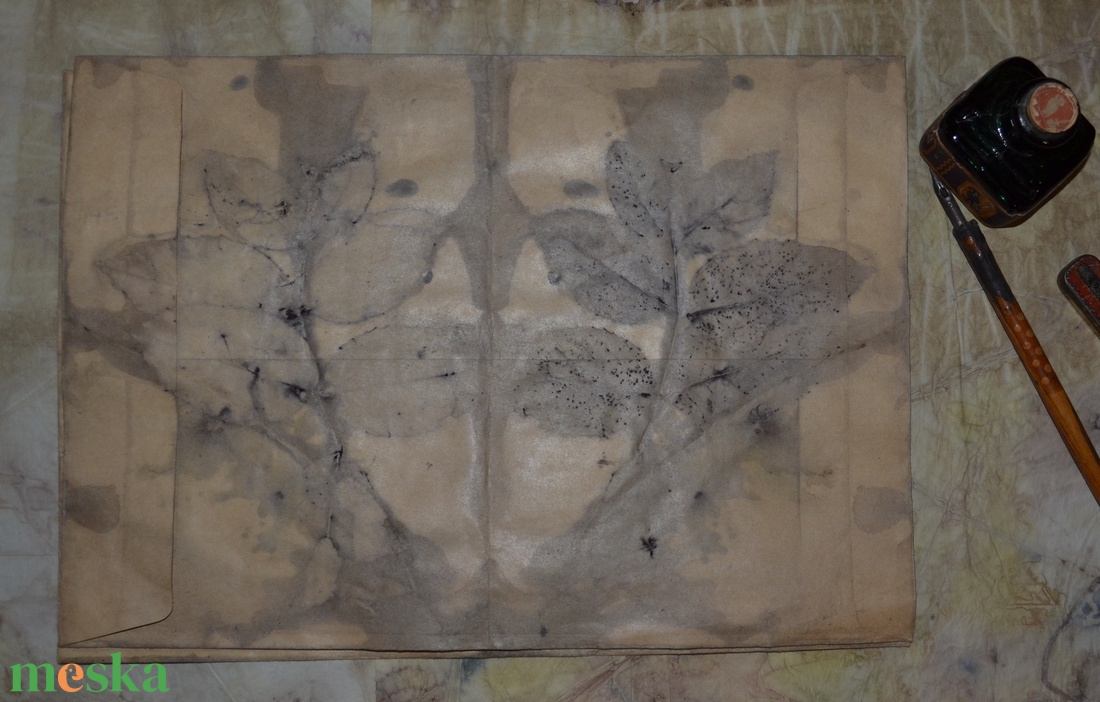 Eco print technikával készült borítékok - otthon & lakás - papír írószer - képeslap & levélpapír - Meska.hu Eco print technikával készült borítékok - otthon & lakás - papír írószer - képeslap & levélpapír - Meska.hu