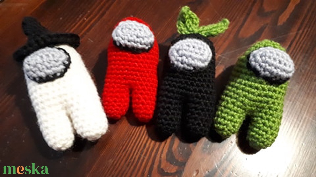 Among us amigurumi technikával - játék & sport - Meska.hu Among us amigurumi technikával - játék & sport - Meska.hu