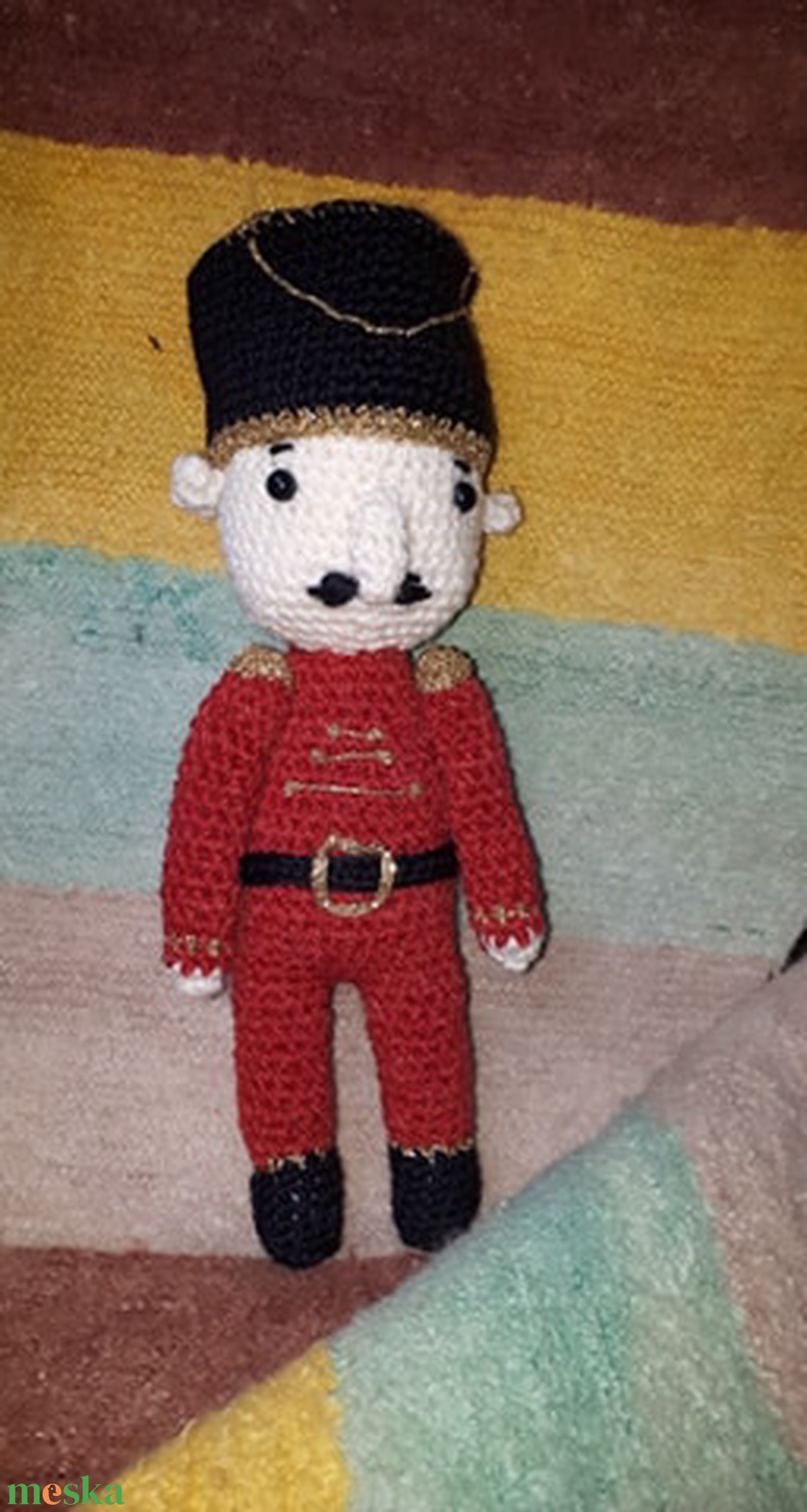 Diótörő katona amigurumi technikával - karácsony - karácsonyi lakásdekoráció - karácsonyi manók, figurák - Meska.hu Diótörő katona amigurumi technikával - karácsony - karácsonyi lakásdekoráció - karácsonyi manók, figurák - Meska.hu
