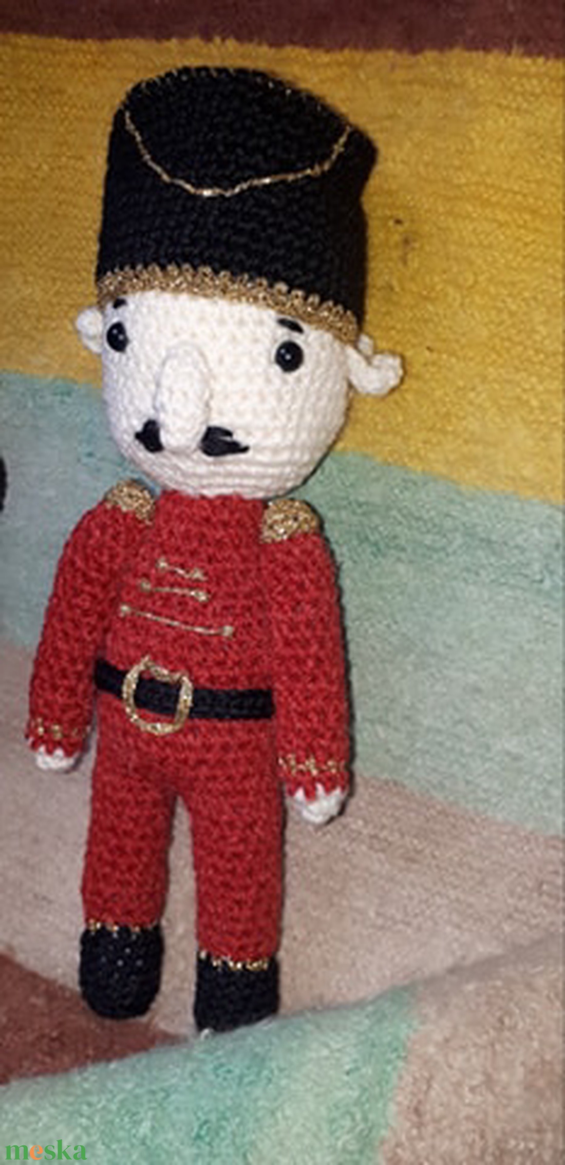 Diótörő katona amigurumi technikával - karácsony - Meska.hu