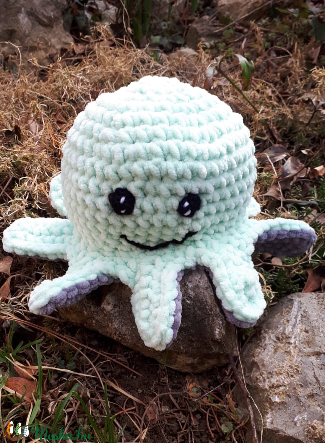 Polip, aki váltani tudja a hangulatát, amigurumi technikával - játék & sport - Meska.hu Polip, aki váltani tudja a hangulatát, amigurumi technikával - játék & sport - Meska.hu