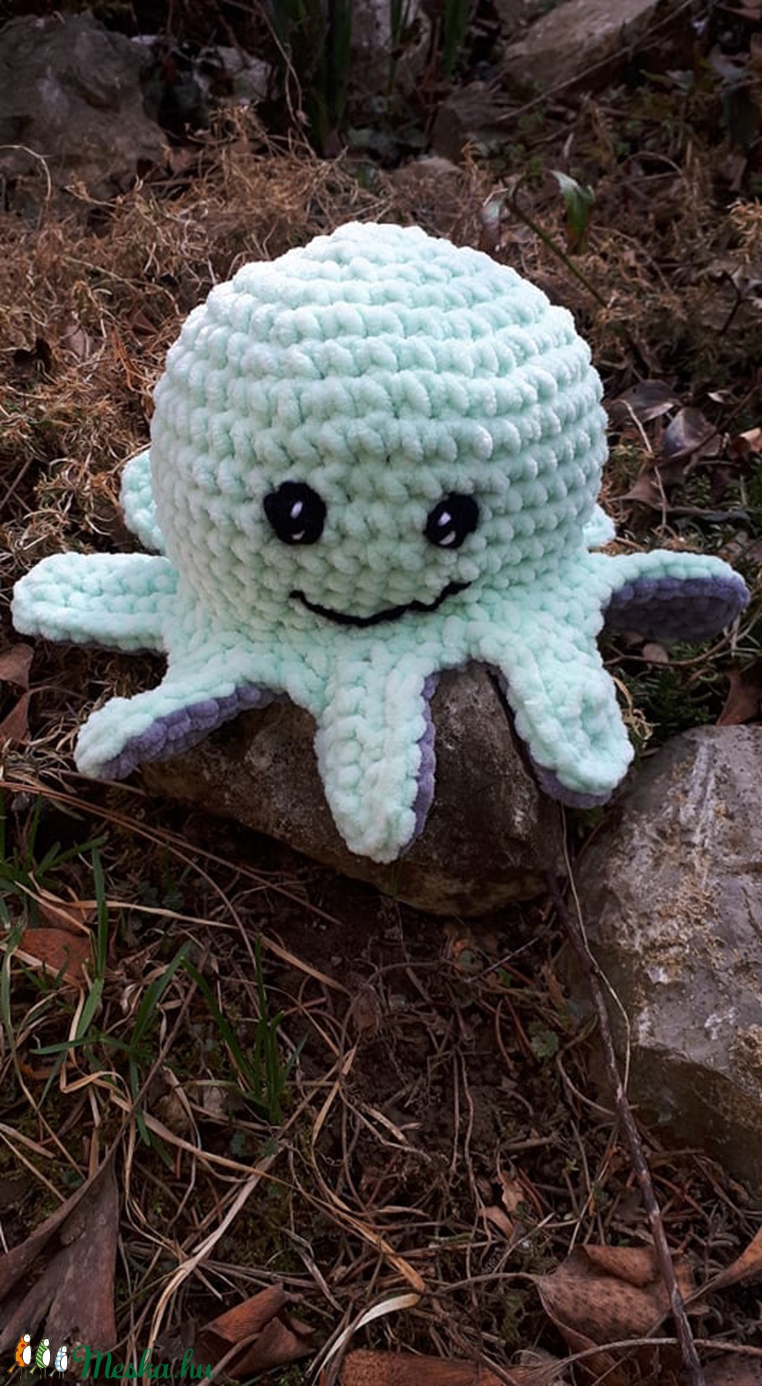 Polip, aki váltani tudja a hangulatát, amigurumi technikával - játék & sport - Meska.hu Polip, aki váltani tudja a hangulatát, amigurumi technikával - játék & sport - Meska.hu