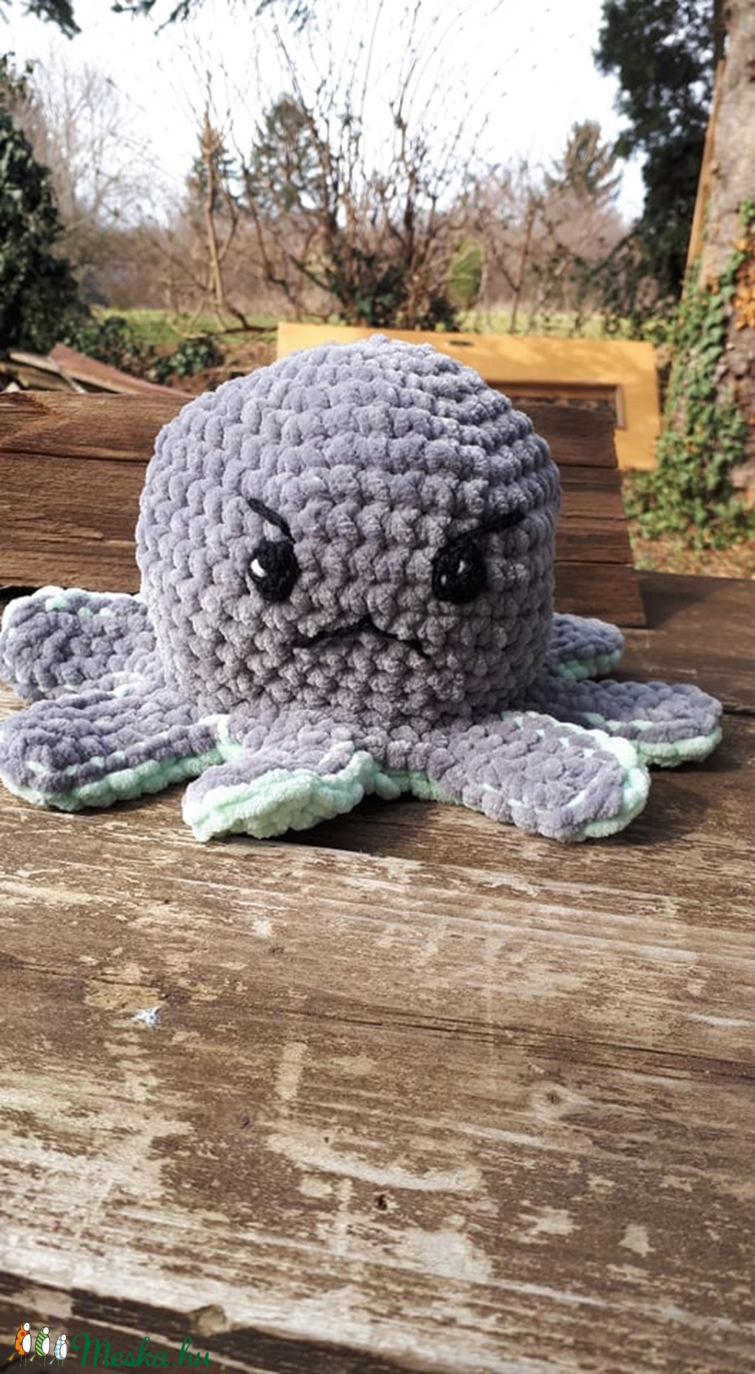 Polip, aki váltani tudja a hangulatát, amigurumi technikával - játék & sport - Meska.hu Polip, aki váltani tudja a hangulatát, amigurumi technikával - játék & sport - Meska.hu