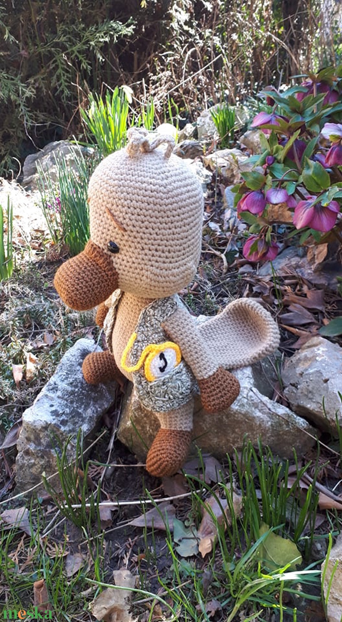 Kacsacsőrű emlős amigurumi technikával - játék & sport - plüssállat & játékfigura - Meska.hu Kacsacsőrű emlős amigurumi technikával - játék & sport - plüssállat & játékfigura - Meska.hu