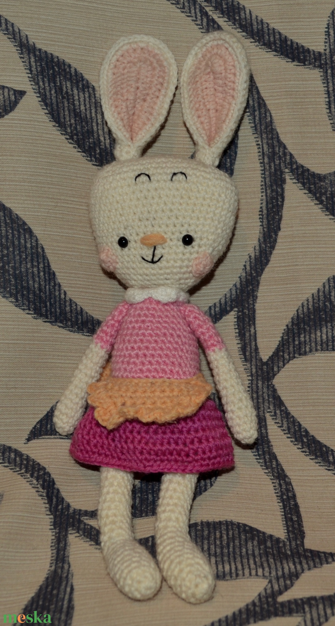 Nyuszilány amigurumi technikával - játék & sport - plüssállat & játékfigura - más figura - Meska.hu Nyuszilány amigurumi technikával - játék & sport - plüssállat & játékfigura - más figura - Meska.hu
