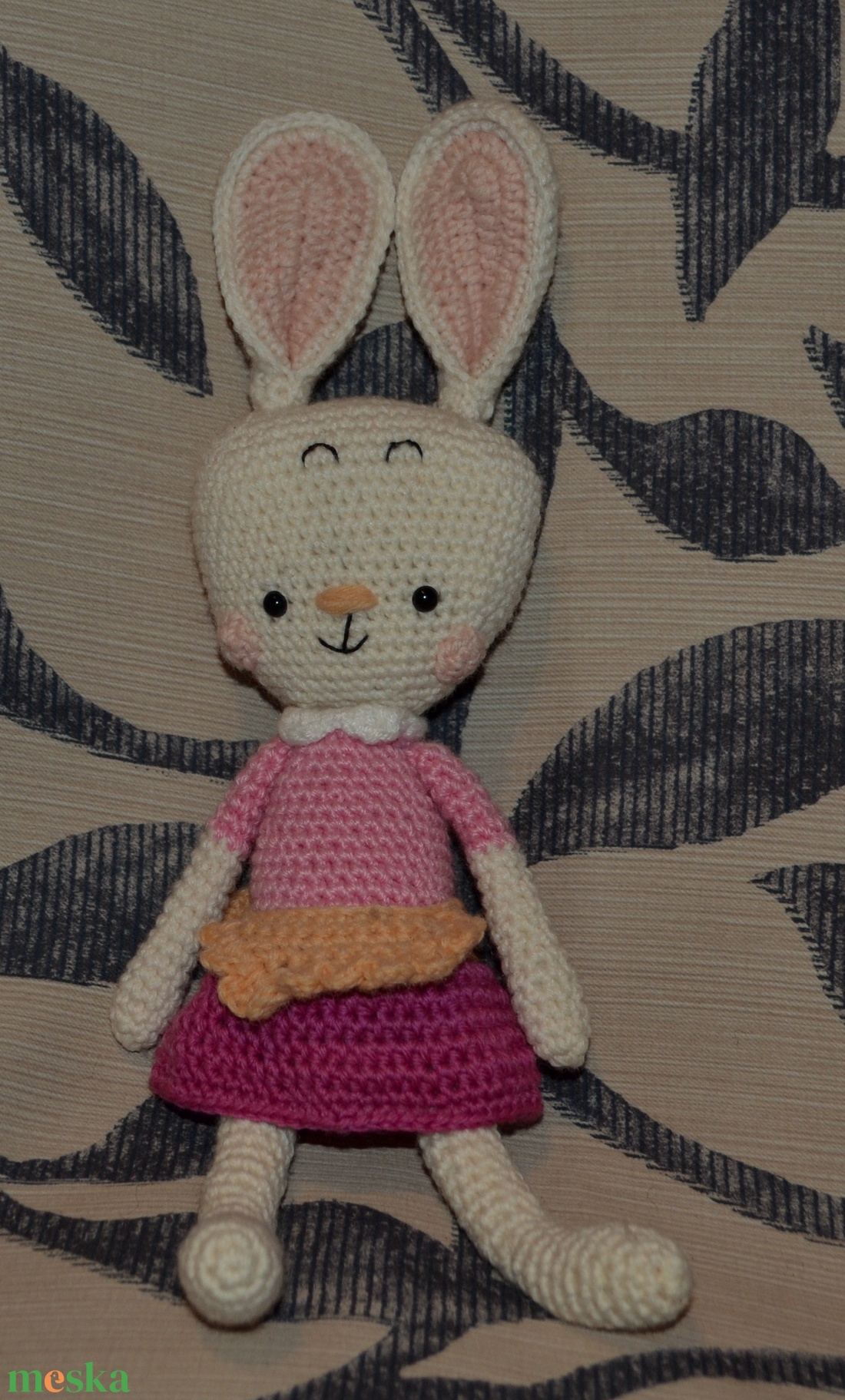 Nyuszilány amigurumi technikával - játék & sport - plüssállat & játékfigura - más figura - Meska.hu Nyuszilány amigurumi technikával - játék & sport - plüssállat & játékfigura - más figura - Meska.hu