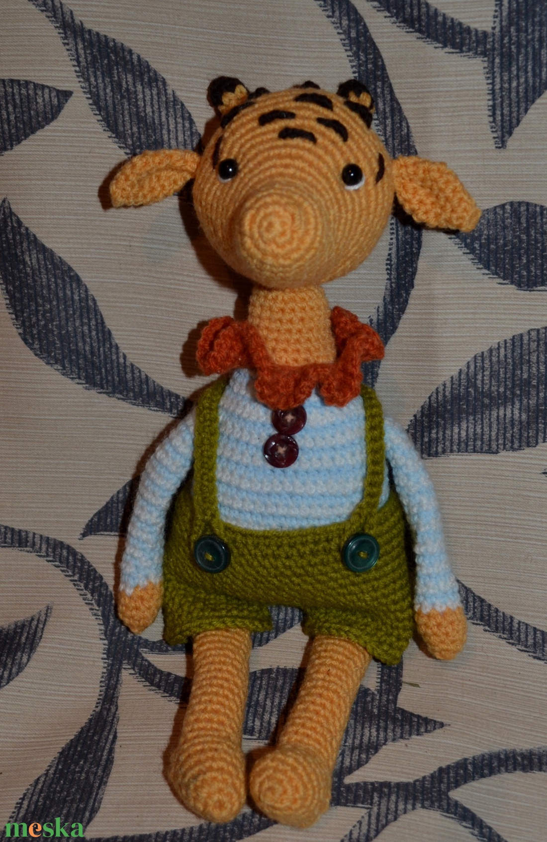 Zsiráf amigurumi technikával - játék & sport - plüssállat & játékfigura - más figura - Meska.hu