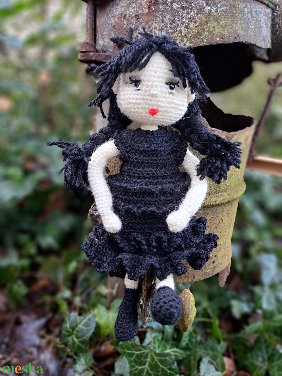 Wednesday doll báli ruhájában és Izé - amigurumi technikával - játék & sport - baba & babaház - baba - Meska.hu Wednesday doll báli ruhájában és Izé - amigurumi technikával - játék & sport - baba & babaház - baba - Meska.hu