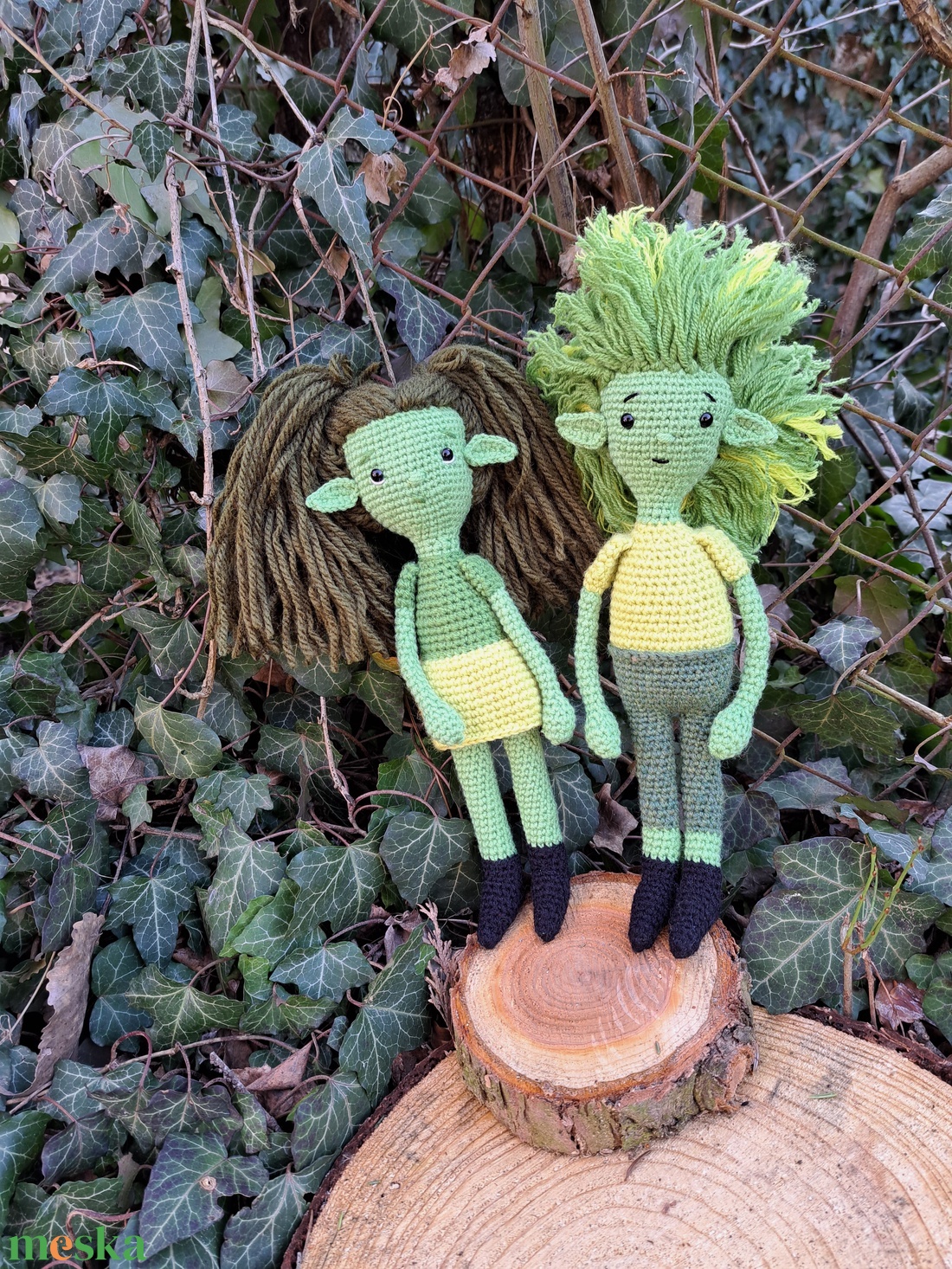 Füttyös  Vilkó-és Lile amigurumi technikával (Az ár 1 db termékre vonatkozik) - játék & sport - baba & babaház - baba - Meska.hu