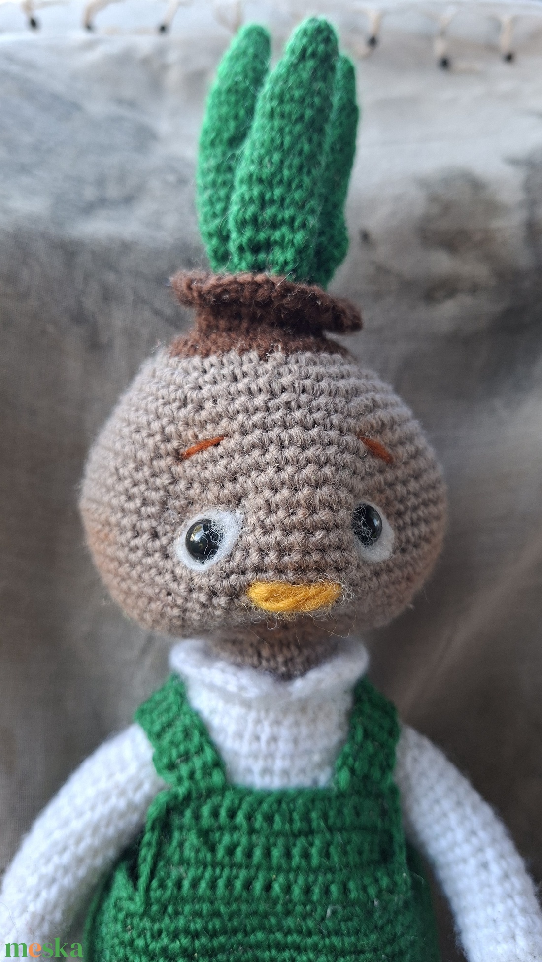  Hagymácska kertész amigurumi technikával - játék & sport - plüssállat & játékfigura - plüss mesefigurák - Meska.hu