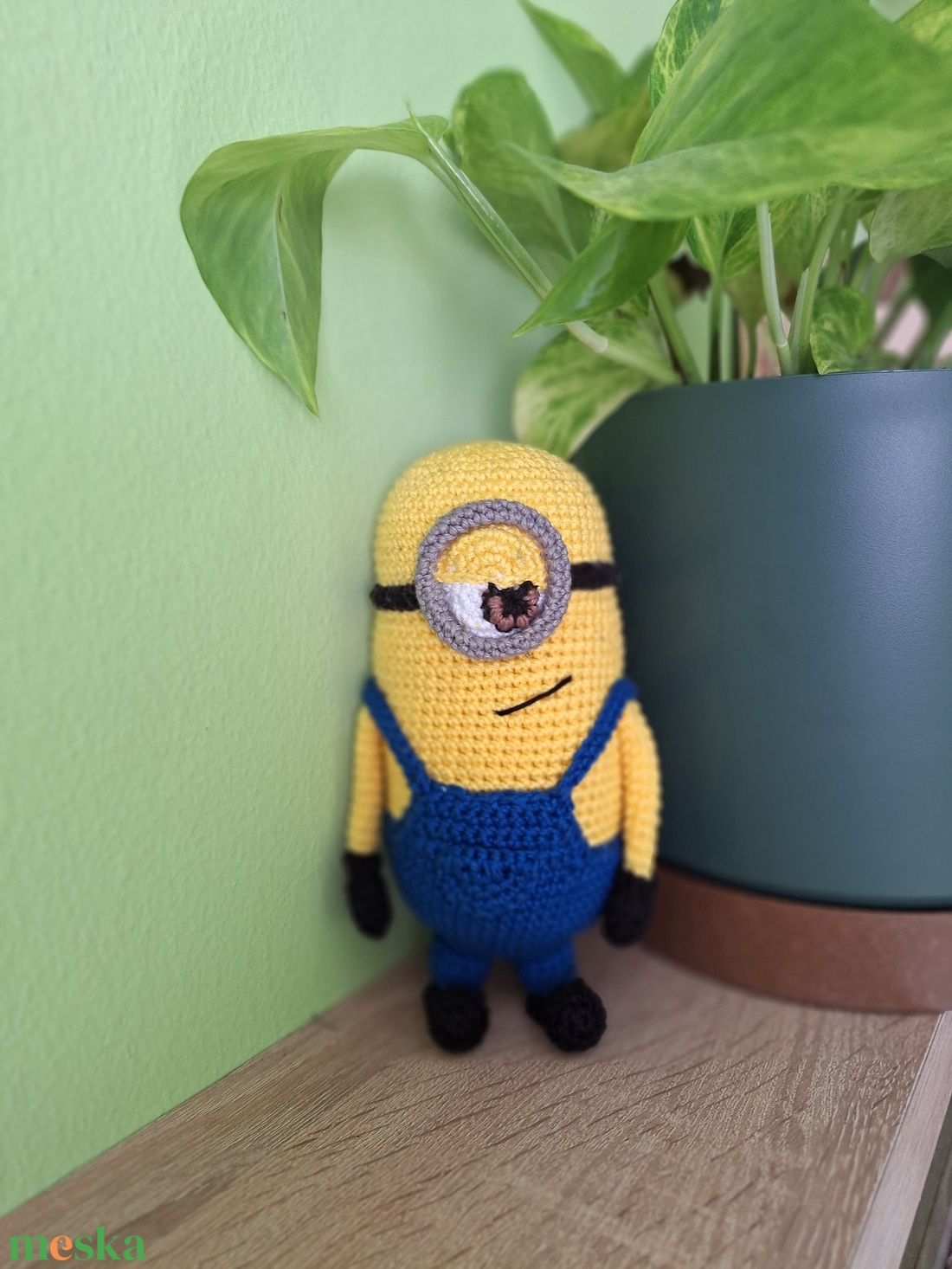 Horgolt minion - játék & sport - plüssállat & játékfigura - más figura - Meska.hu Horgolt minion - játék & sport - plüssállat & játékfigura - más figura - Meska.hu