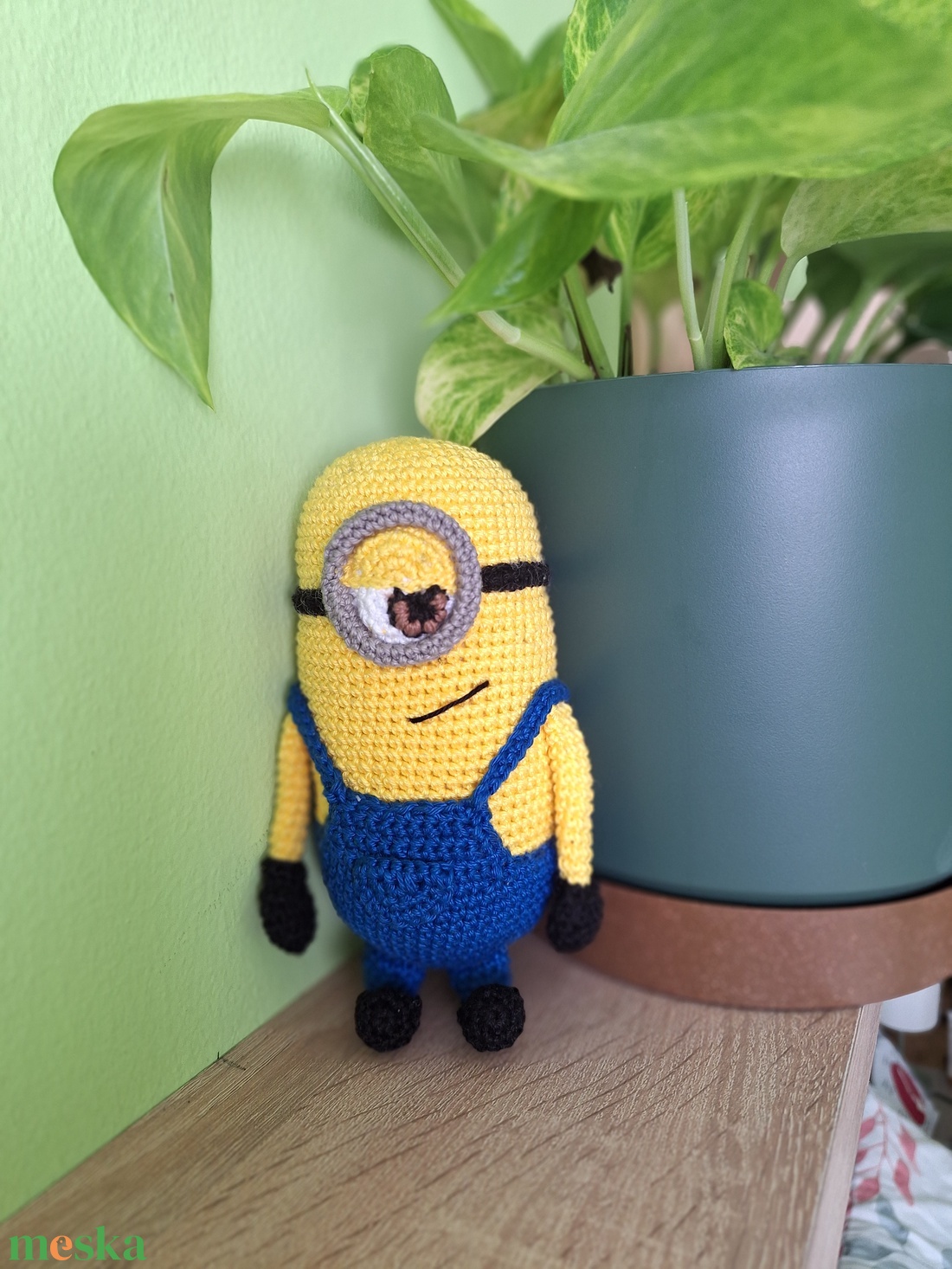 Horgolt minion - játék & sport - plüssállat & játékfigura - más figura - Meska.hu Horgolt minion - játék & sport - plüssállat & játékfigura - más figura - Meska.hu