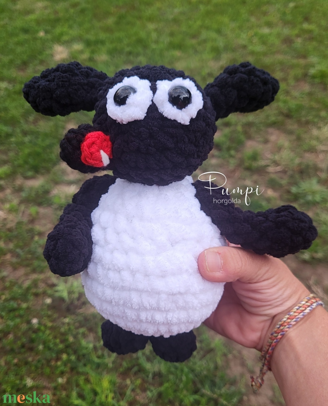 Horgolt Shaun, a bárány - játék & sport - plüssállat & játékfigura - cica - Meska.hu