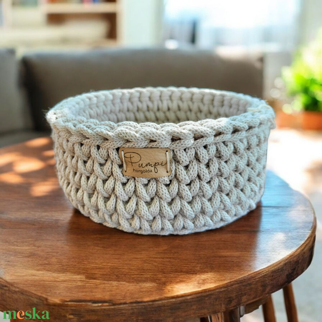 Horgolt tároló - otthon & életmód - tárolás & rendszerezés - doboz - Meska.hu