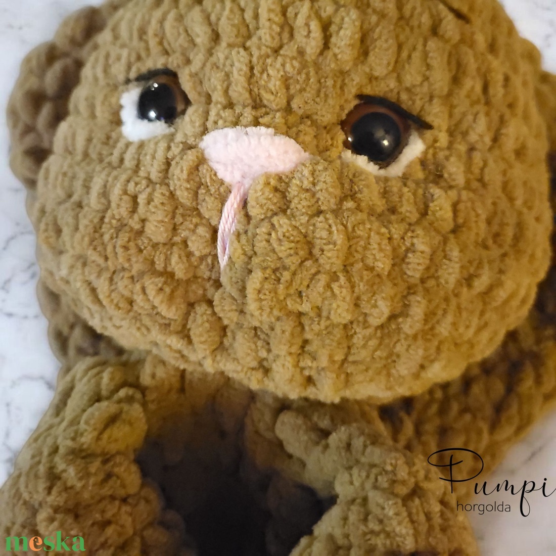 Nyuszis szundipajti - játék & sport - plüssállat & játékfigura - nyuszi - Meska.hu