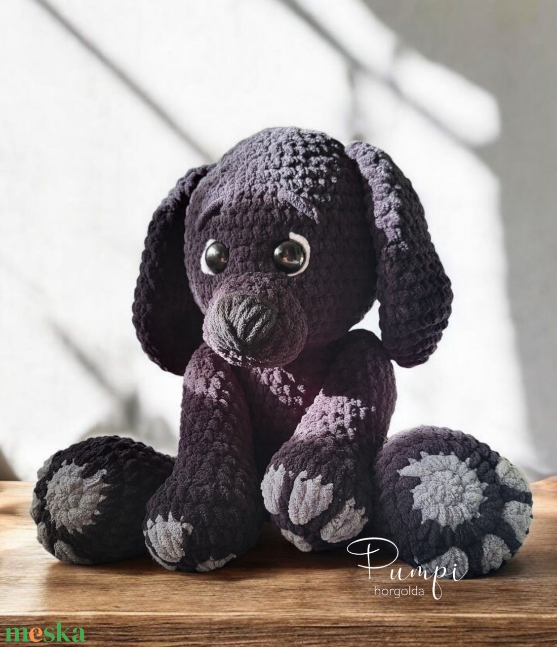 Horgolt kutyus - játék & sport - plüssállat & játékfigura - plüss mesefigurák - Meska.hu