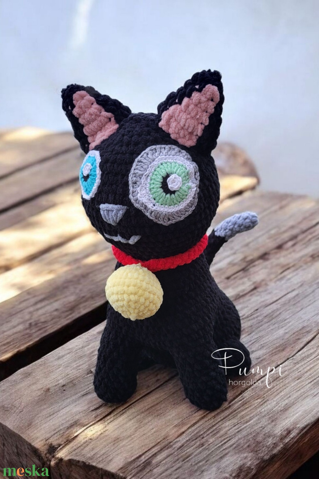 Horgolt Misifu - játék & sport - plüssállat & játékfigura - plüss mesefigurák - Meska.hu