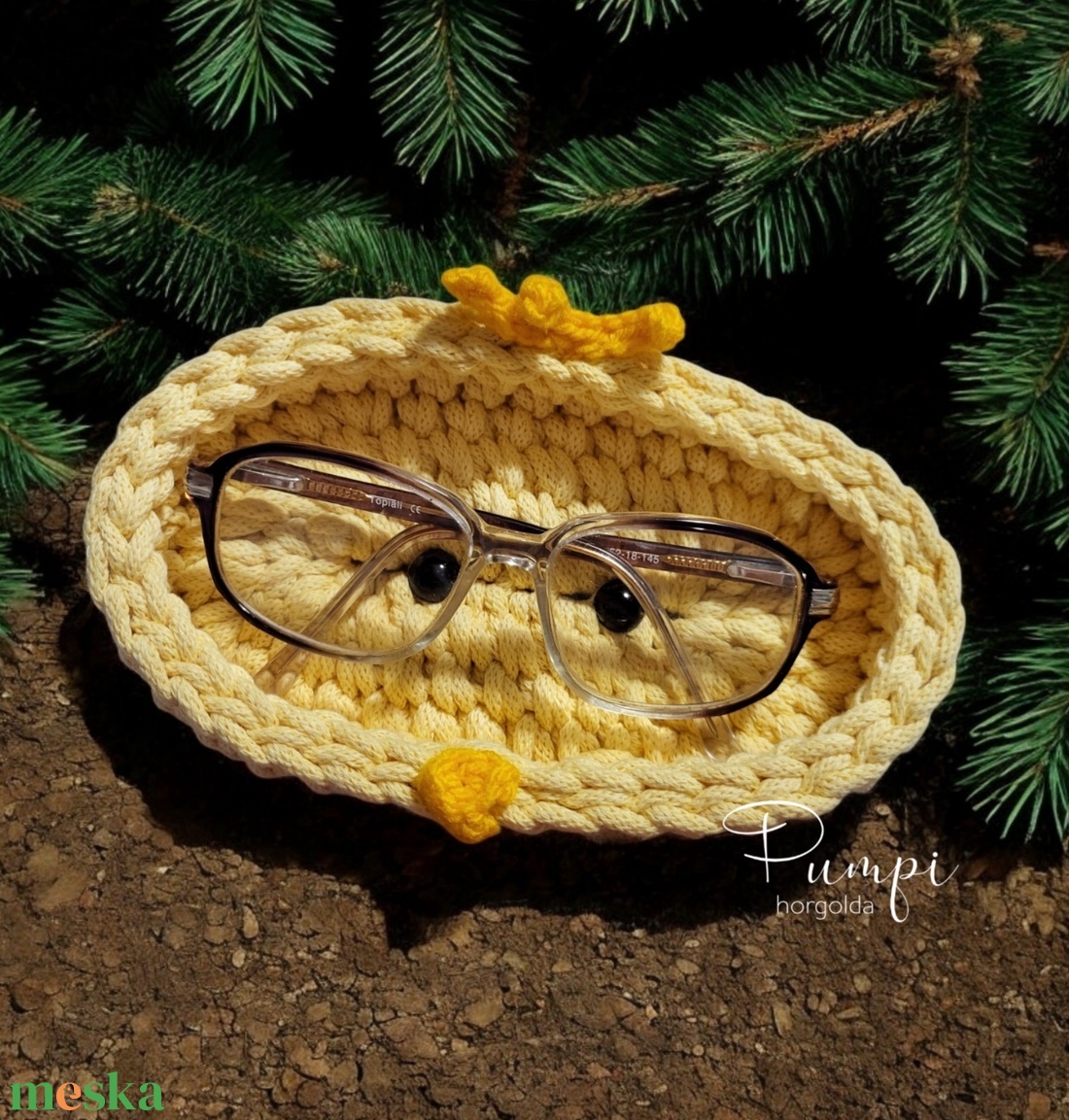 Szemüvegtartó csibés - táska & tok - pénztárca & más tok - szemüvegtok - Meska.hu