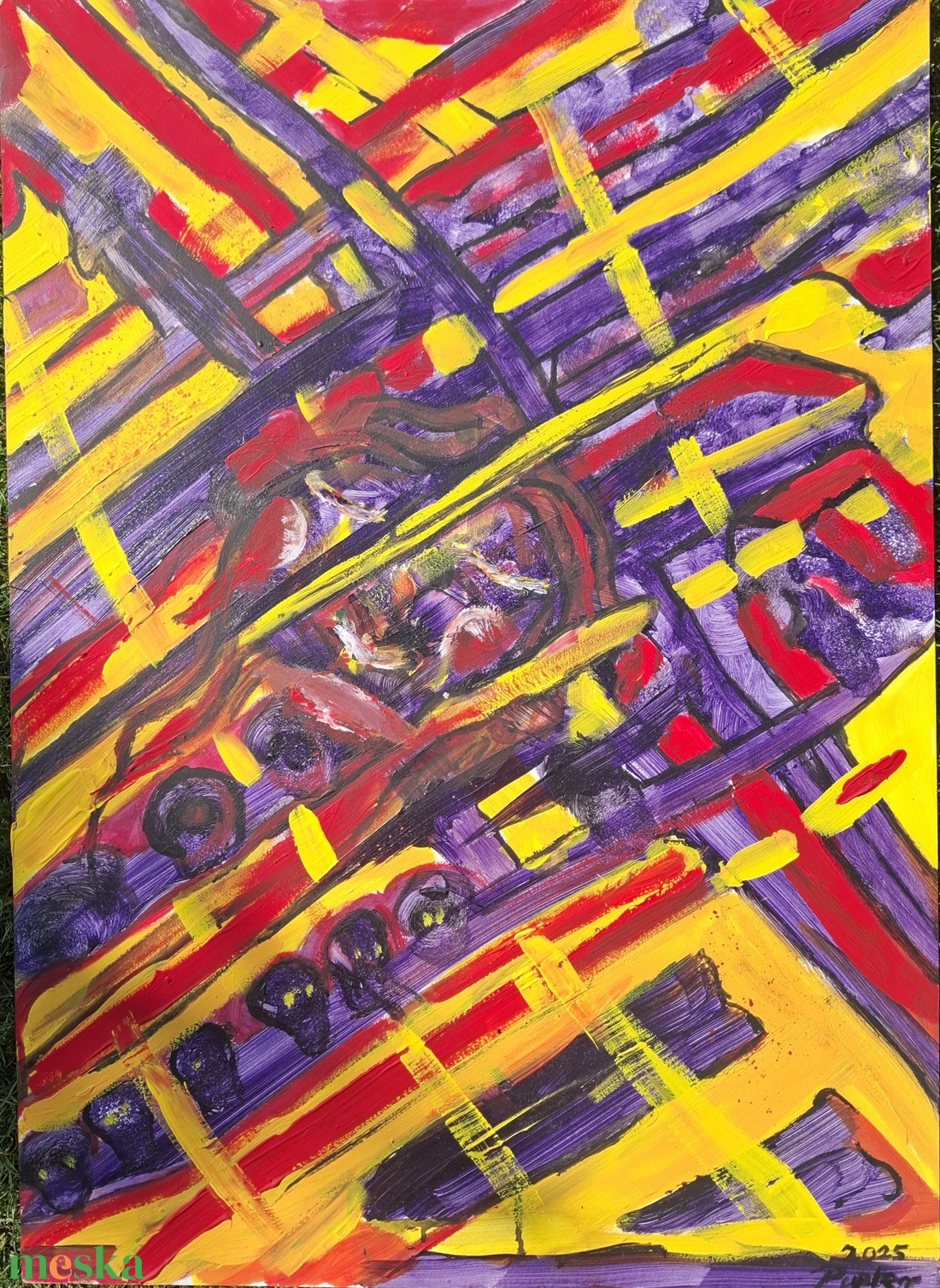 Festmény - művészet - festmény - akril - Meska.hu