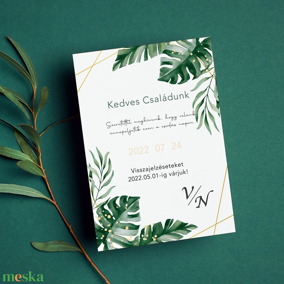 PALM Esküvő Meghívó, Zöld Esküvő Meghívó, Leveles Esküvő Meghívó, Minimal Esküvő Meghívó - esküvő - meghívó & kártya - meghívó - Meska.hu PALM Esküvő Meghívó, Zöld Esküvő Meghívó, Leveles Esküvő Meghívó, Minimal Esküvő Meghívó - esküvő - meghívó & kártya - meghívó - Meska.hu