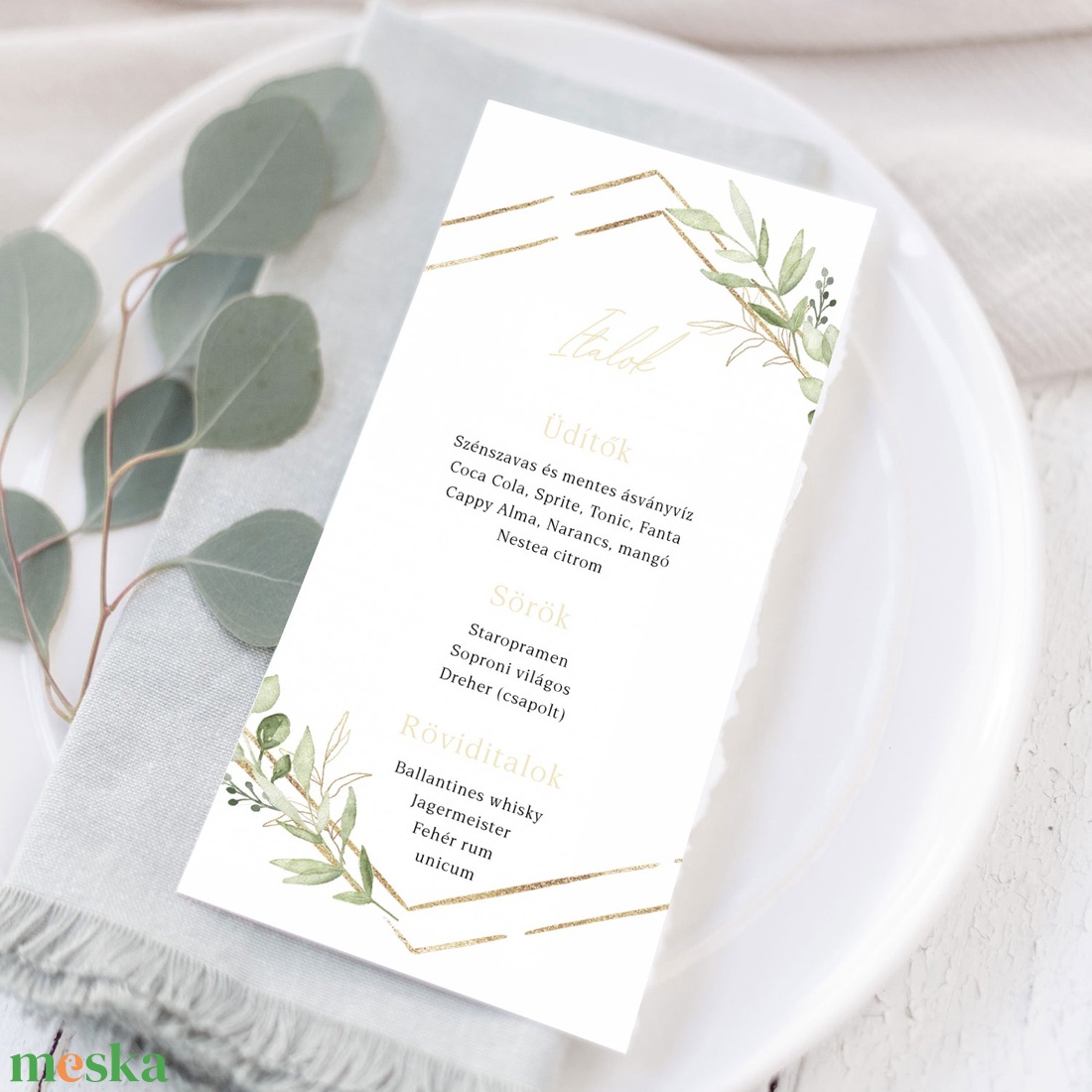 GREENLEAF Esküvői Menülap, Levelek Esküvői Menülap, Keretes Esküvői Menülap, Zöld Esküvői Menülap - esküvő - meghívó & kártya - menü - Meska.hu GREENLEAF Esküvői Menülap, Levelek Esküvői Menülap, Keretes Esküvői Menülap, Zöld Esküvői Menülap - esküvő - meghívó & kártya - menü - Meska.hu