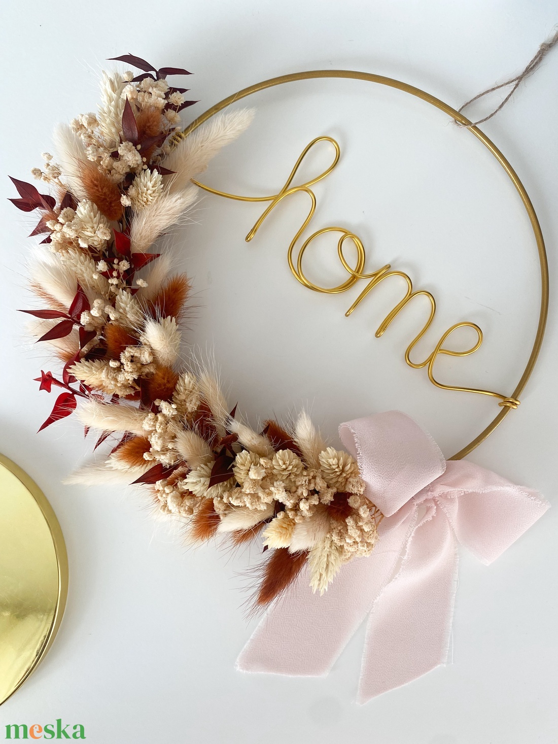 Szárazvirágos ajtódísz - otthon & életmód - dekoráció - ajtó- és ablak dekoráció - ajtódísz & kopogtató - Meska.hu