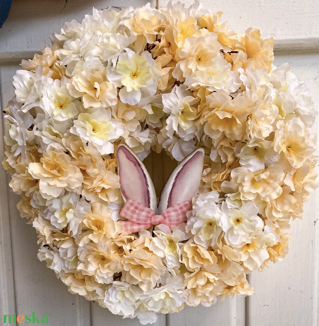 Tavaszi ajtódísz - otthon & életmód - dekoráció - ajtó- és ablak dekoráció - ajtódísz & kopogtató - Meska.hu