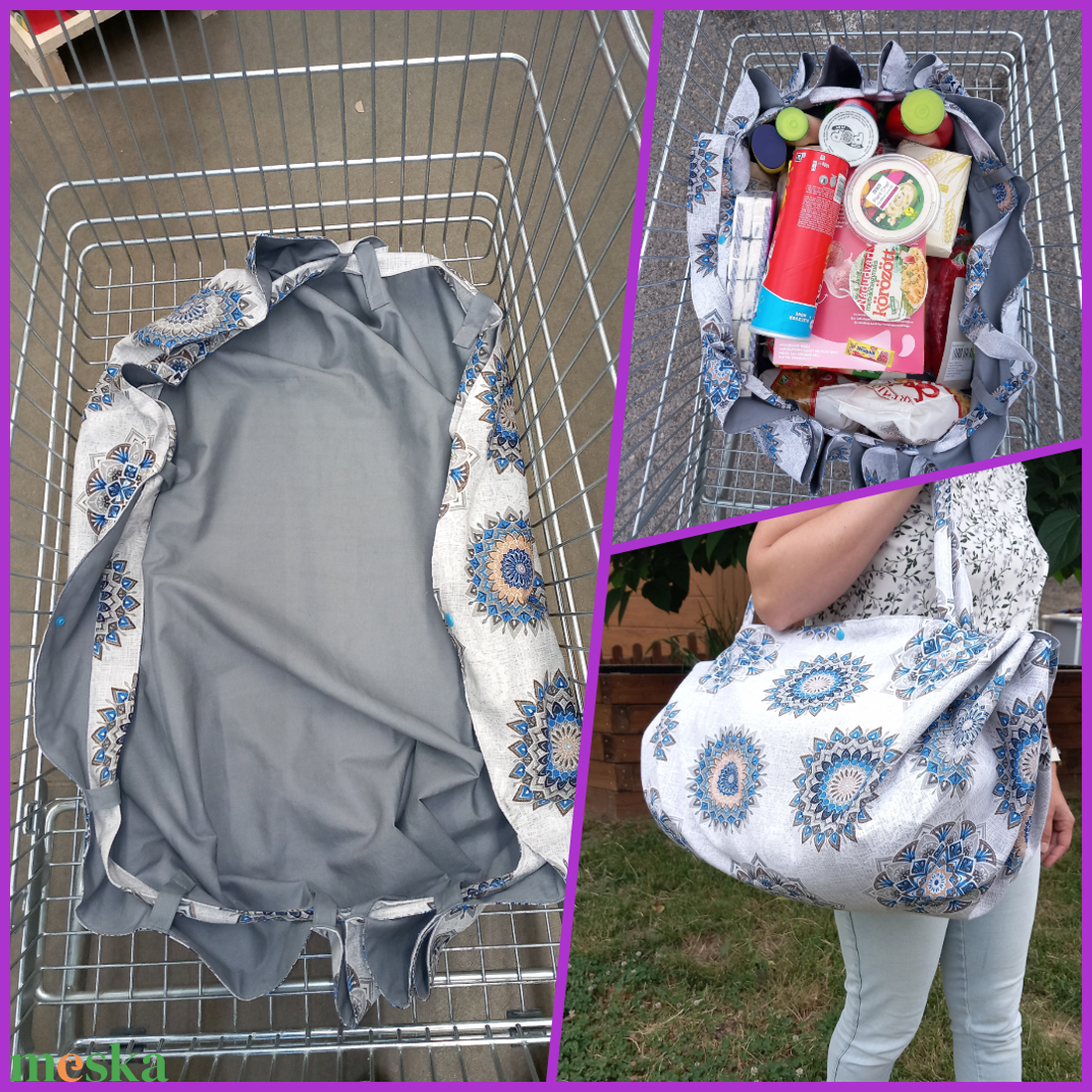 Bevásárló táska - táska & tok - bevásárlás & shopper táska - shopper, textiltáska, szatyor - Meska.hu