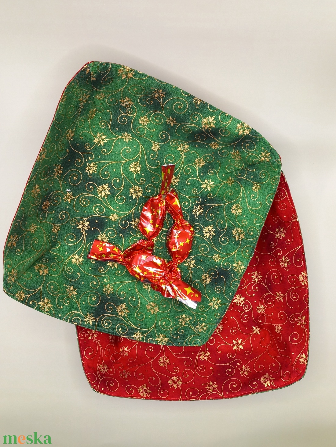 Textil dekor tál - otthon & életmód - dekoráció - asztal és polc dekoráció - dekorációs tál, tartó - Meska.hu