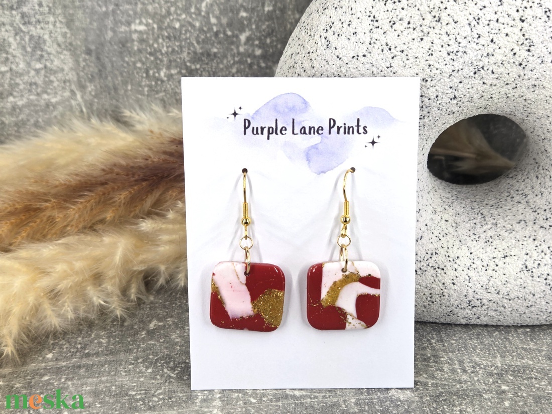 Nemesacél elegáns fülbevaló - ékszer - fülbevaló - fülékszer - Meska.hu