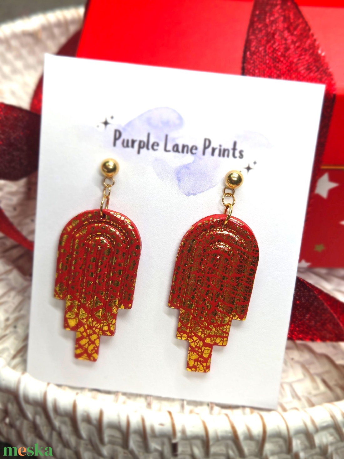 Nemesacél elegáns fülbevaló - ékszer - fülbevaló - fülékszer - Meska.hu