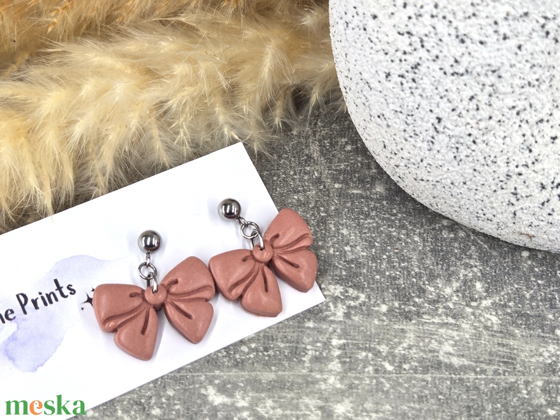 Nemesacél elegáns fülbevaló - ékszer - fülbevaló - fülékszer - Meska.hu