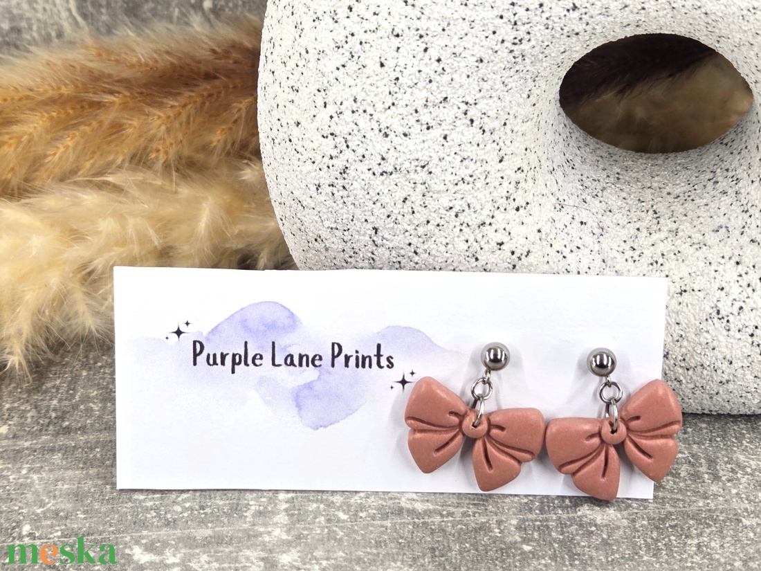 Nemesacél elegáns fülbevaló - ékszer - fülbevaló - fülékszer - Meska.hu