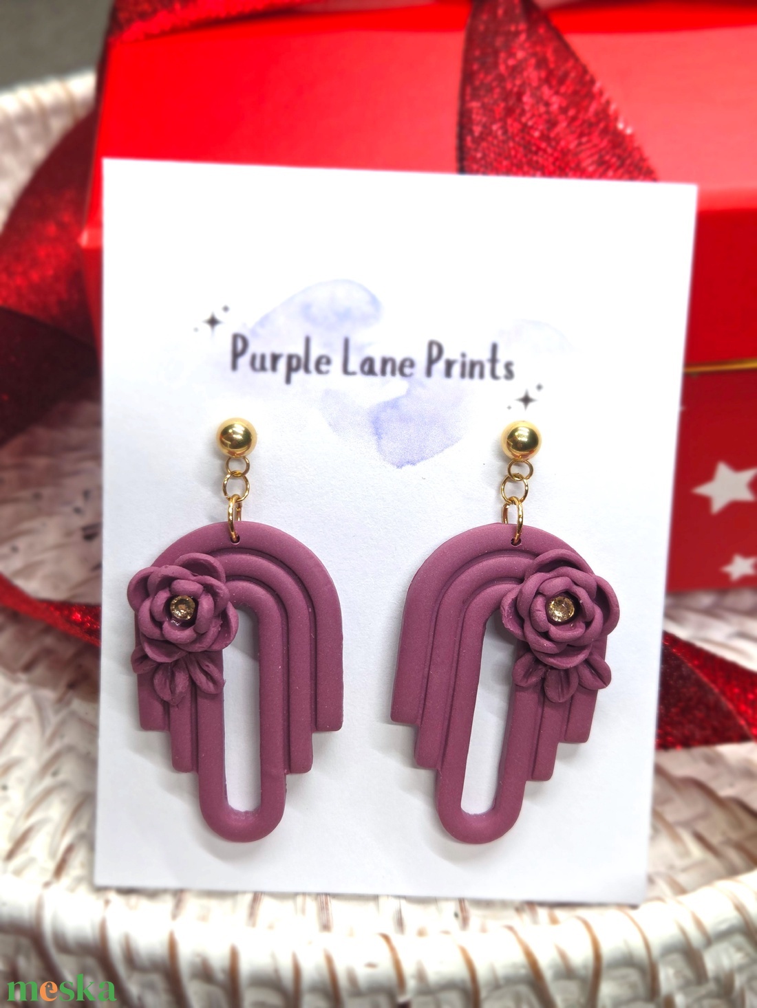 Nemesacél elegáns fülbevaló - ékszer - fülbevaló - fülékszer - Meska.hu