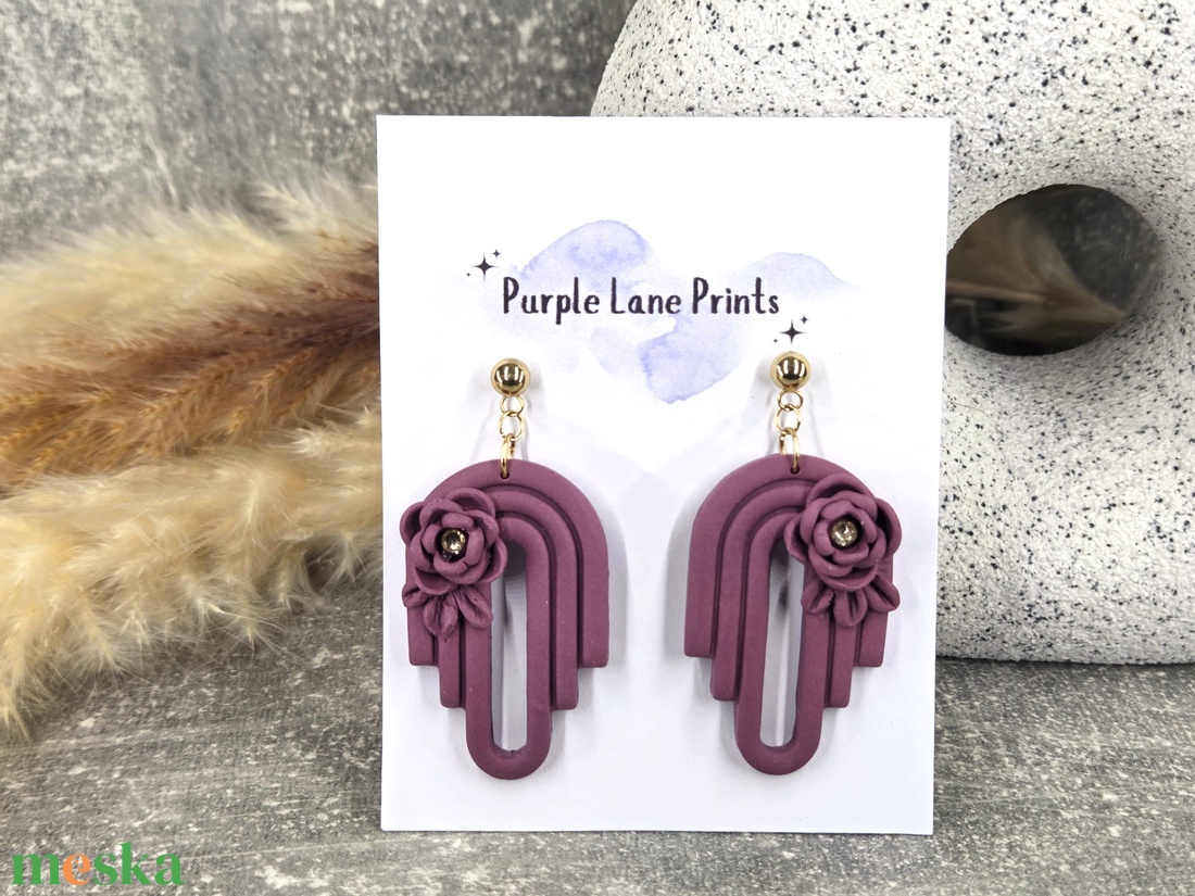 Nemesacél elegáns fülbevaló - ékszer - fülbevaló - fülékszer - Meska.hu