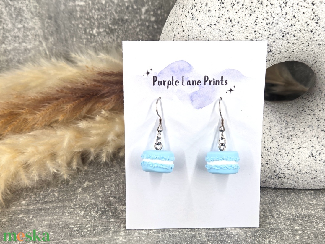 Nemesacél elegáns fülbevaló / macaron fülbevaló - ékszer - fülbevaló - fülékszer - Meska.hu