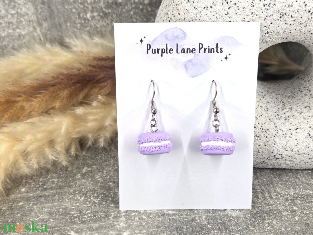 Nemesacél elegáns fülbevaló / macaron fülbevaló - ékszer - fülbevaló - fülékszer - Meska.hu