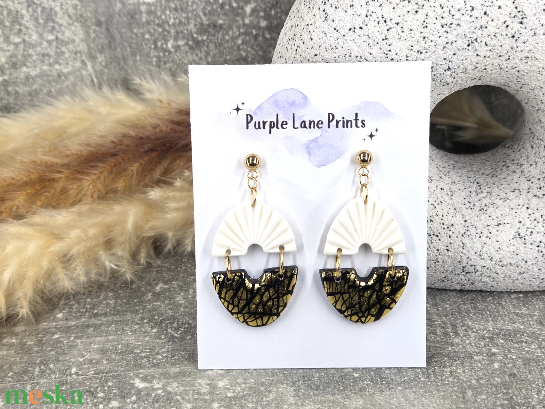 Nemesacél elegáns fülbevaló - ékszer - fülbevaló - fülékszer - Meska.hu