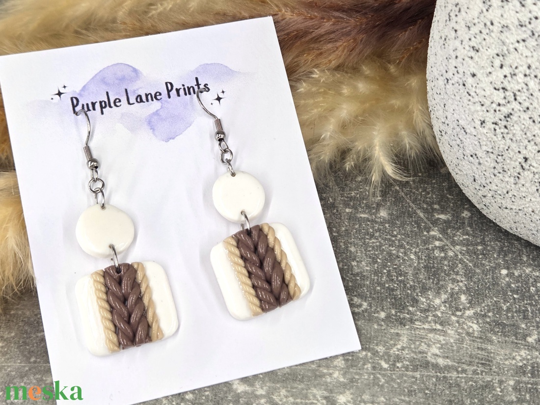 Nemesacél elegáns fülbevaló - ékszer - fülbevaló - fülékszer - Meska.hu