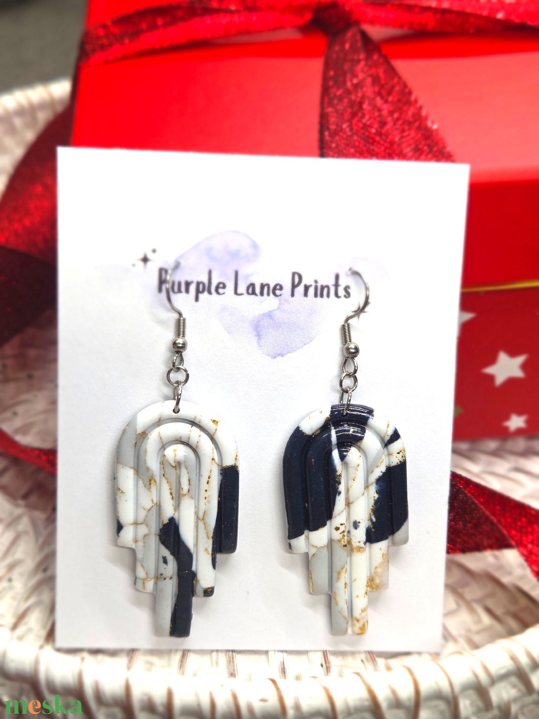 Nemesacél elegáns fülbevaló - ékszer - fülbevaló - fülékszer - Meska.hu