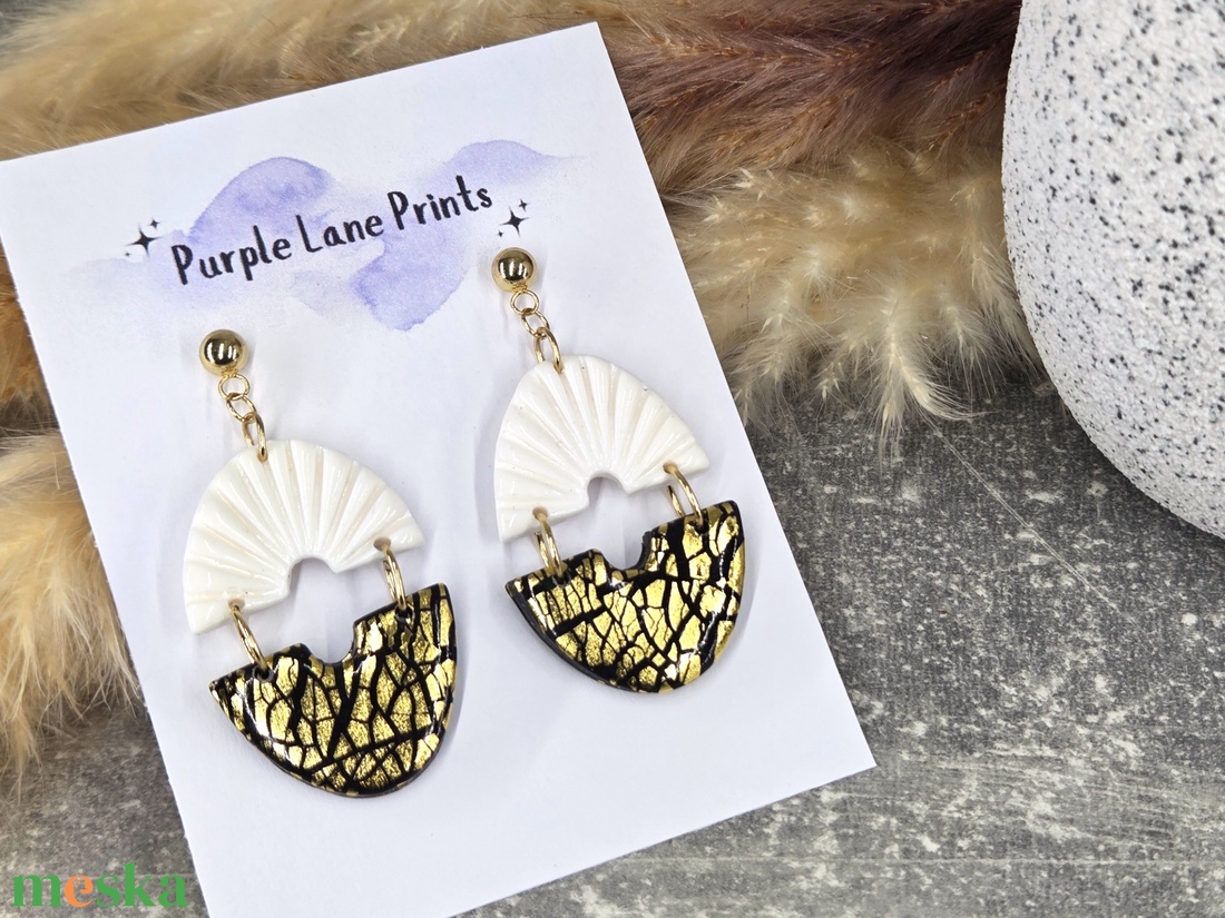 Nemesacél elegáns fülbevaló - ékszer - fülbevaló - fülékszer - Meska.hu