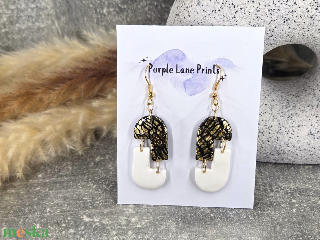 Nemesacél elegáns fülbevaló - ékszer - fülbevaló - fülékszer - Meska.hu