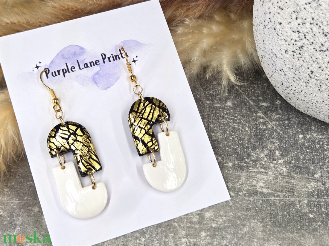 Nemesacél elegáns fülbevaló - ékszer - fülbevaló - fülékszer - Meska.hu