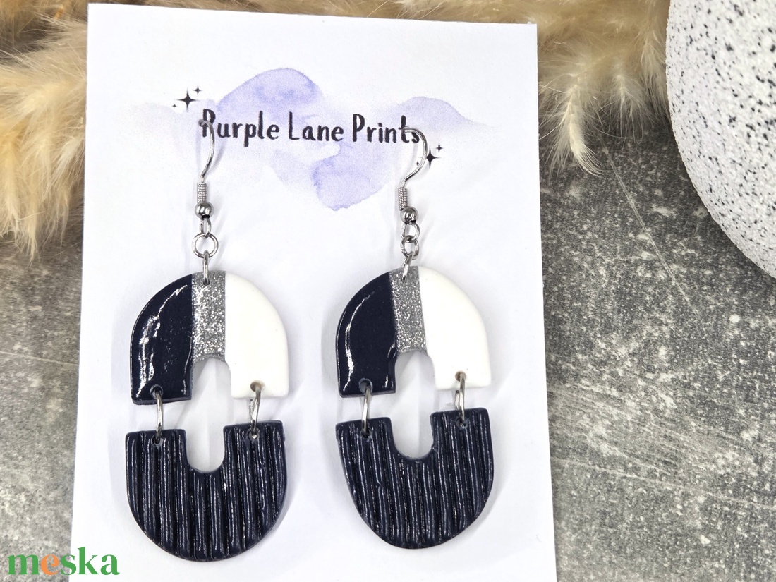 Nemesacél elegáns fülbevaló - ékszer - fülbevaló - fülékszer - Meska.hu