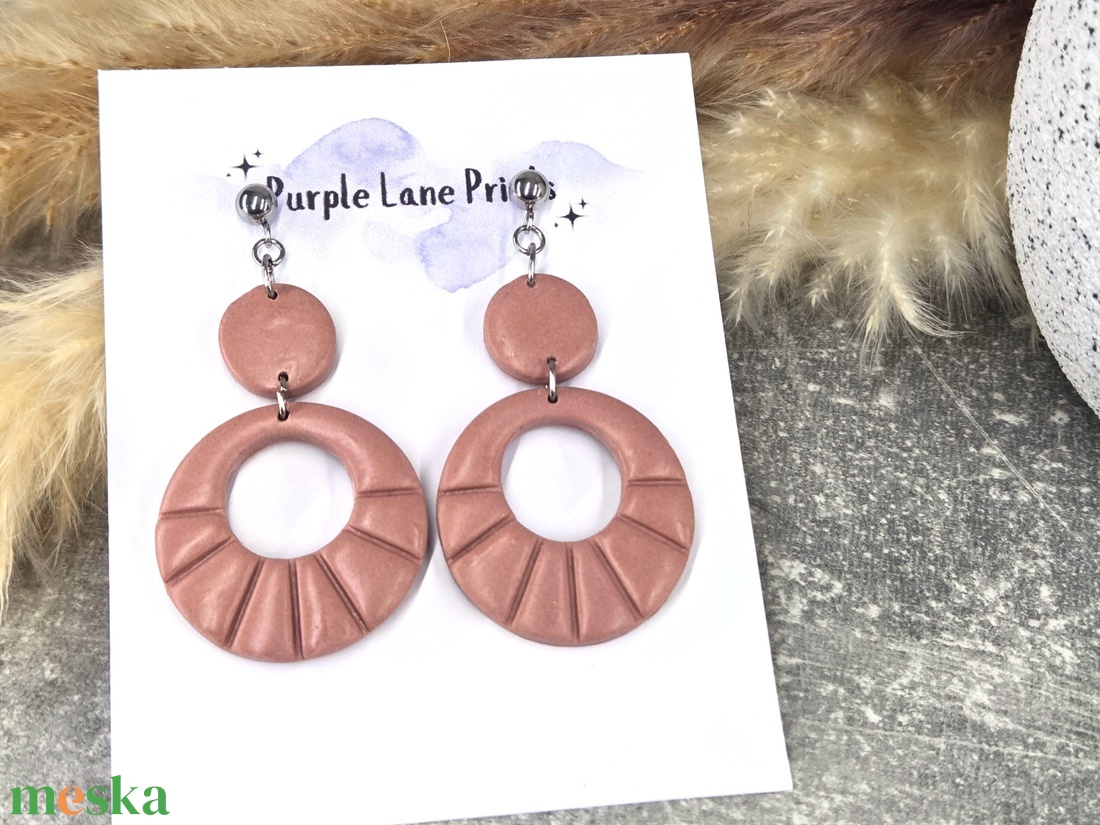 Nemesacél elegáns fülbevaló - ékszer - fülbevaló - fülékszer - Meska.hu