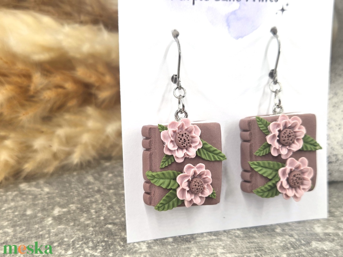 Nemesacél elegáns fülbevaló - ékszer - fülbevaló - fülékszer - Meska.hu